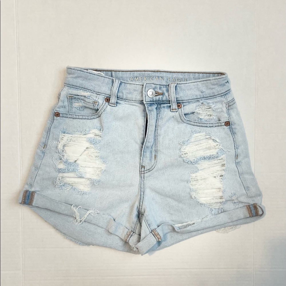 American Eagle Jean Shorts (Size 0)